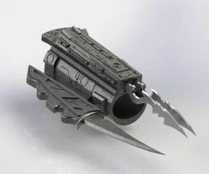 Predator Gauntlet Left Arm 3D Models