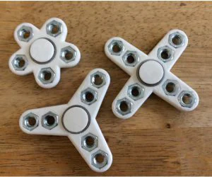 Very Customizable Fidget Spinner 3D Models