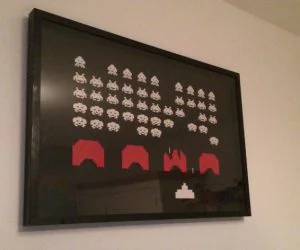 Space Invaders Picture 3D Models