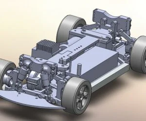 Rc Rally Chassis Mf01Ra 3D Models