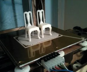 Miniature Queen Anne Chair 3D Models