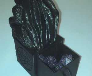 Cthulu Dice Box With Necronomicon Sigl 3D Models