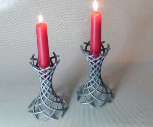 Wormhole Candle Holders 3D Models