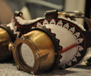 Steampunk Couture Cnc Goggles 3D Models