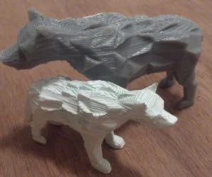 Low Poly Direwolf Game Of Thrones 3D Models