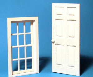 Window And Door In 124 Scale 3D Models