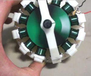 3D Printed Motor Runs On Almost Nothing 3D Models