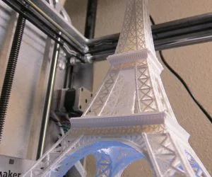 Eiffel Tower Scaled 3X Printed On Ultimaker 3D Models