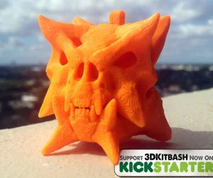 Gankra Skull Charm Kickstarter Promotion For 3Dkitbash.Com 3D Models