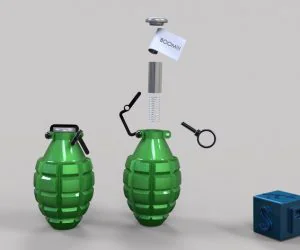 Hand Grenade 3D Models
