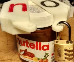 Nutella Cap Lock 3D Models