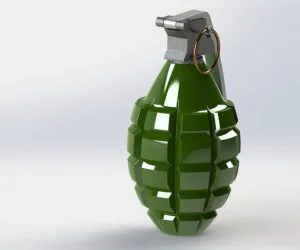 Hand Grenade Model 3D Models