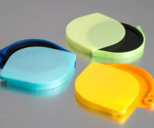 Customizable Lens Filter Case 3D Models