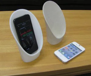 Megaphone For Smartphone. 3D Models
