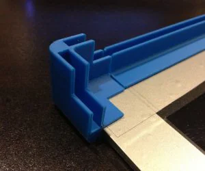 Mini Modular Framing System Corner Block And Rail 3D Models