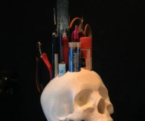 Skull Desk Organizer 3D Models