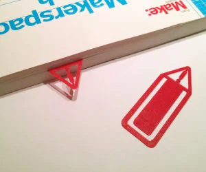 Caution Bookmark 3D Models