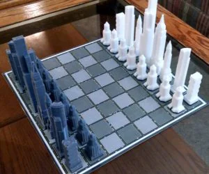 Skyscraper Chess 3D Models