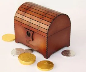 Treasure Chest With Lock 3D Models