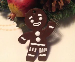 Gingerbread Man From Shrek Keychain Or Christmas Ornament 3D Models