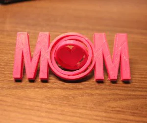 Mom Gimbal With Heart 3D Models