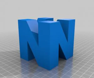 N64 Logo 3D Models