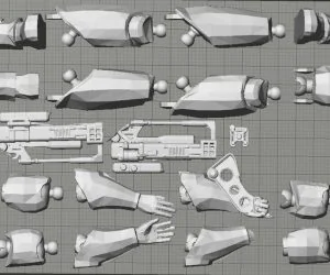 Updatedyet Again Fallout 3 T51B Power Armor 3D Models