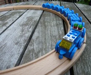 Toy Train For Legos 3D Models