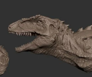 Banjo Dinosaur Head 3D Models