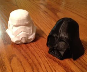 Star Wars Salt And Pepper Shakers 3D Models