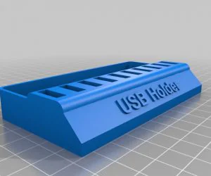 Usb Holder With Storage Box 3D Models