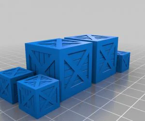 Dd Wooden Crates 3D Models