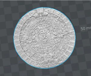 Aztec Calendar High Quality 3D Models