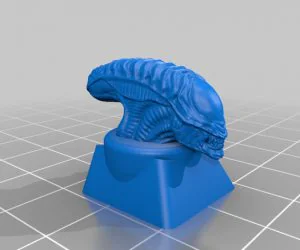 Alien Keycap 3D Models