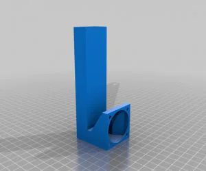 Anycubic I3 Mega Ultrabase Fan Duct For Stepper Drivers Remix 3D Models