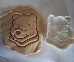 Winnie The Pooh Cookie Cutter 3D Models