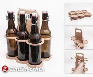 Flatpack Beer Crate Cnclaser 3D Models