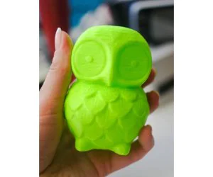 Owl Figurine 3D Models