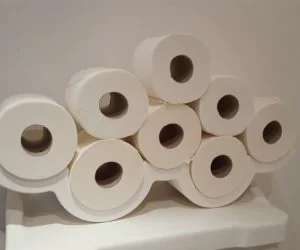 Toilet Roll Cloud 3D Models