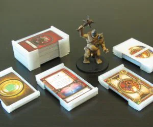 Customizable Board Game Card Storage 3D Models