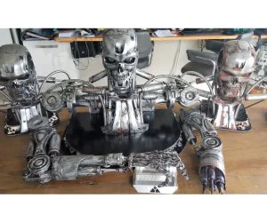 Terminator T800 Split Shoulders “Bust Concept” 3D Models