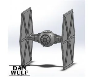 Star Wars Legion Terrain Dwg Tie Fighter 3D Models