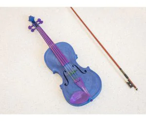 Full Size Acoustic Violin 3D Models