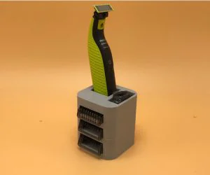 Philips Oneblade Stand With Storage 3D Models