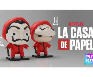 La Casa De Papel Money Heist Netflix Series 3D Models