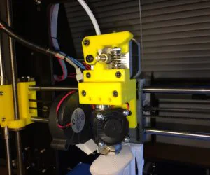 Customizable Direct Drive Extruder For E3D V6 Hotend For Prusa I3 Wilson Geeetech 3D Models