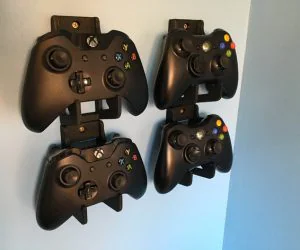 Xbox Controller Hanger 360 And One 3D Models