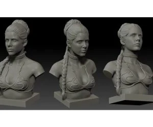 Slave Leia 3D Models
