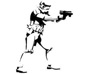 Stormtrooper Wall Stencil 3D Models