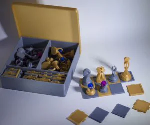 Chess Set Box 3D Models